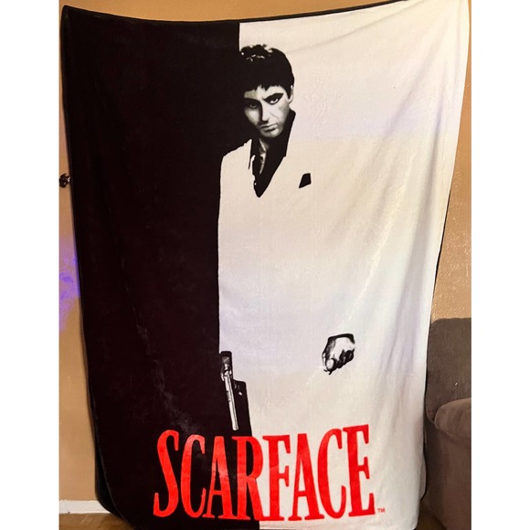 No Brand Accessories Luxury Plush Black White Red Scarface Tony